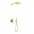 Kohlman Experience Gold kompletny zestaw prysznicowy złoty połysk QW210EGDQ30