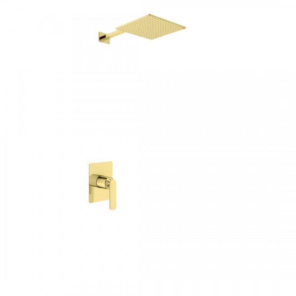 Kohlman Experience Gold kompletny zestaw prysznicowy złoty połysk QW220EGDQ25