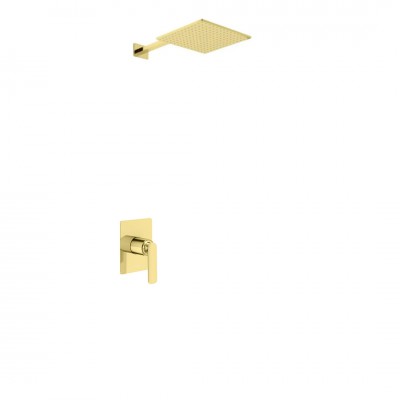 Kohlman Experience Gold kompletny zestaw prysznicowy złoty połysk QW220EGDQ30