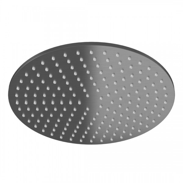 Kohlman deszczownica okrągła 30 cm szczotkowany grafit R30EG