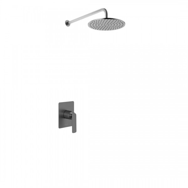 Kohlman Experience Gray kompletny zestaw prysznicowy szczotkowany grafit QW220EGR30