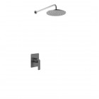 Kohlman Experience Gray kompletny zestaw prysznicowy szczotkowany grafit QW220EGR30