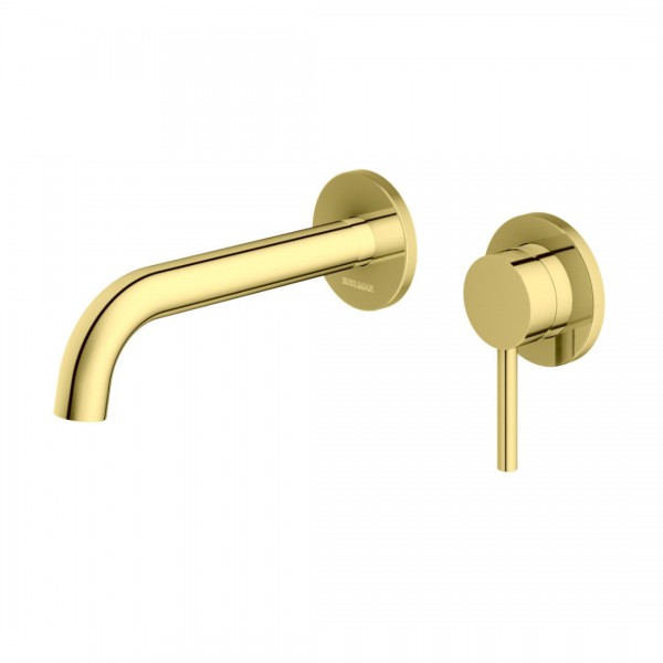 Kohlman Axel Gold bateria umywalkowa podtynkowa wylewka 24,5 cm złota QW180AGD