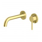 Kohlman Axel Gold bateria umywalkowa podtynkowa wylewka 24,5 cm złota QW180AGD