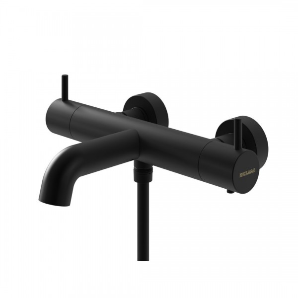 Kohlman Axel Black bateria wannowa termostatyczna czarny mat QW710AB