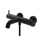 Kohlman Axel Black bateria wannowa termostatyczna czarny mat QW710AB