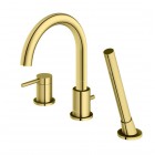 Kohlman Axel Gold bateria wannowa 3-otworowa złota QB241AGD