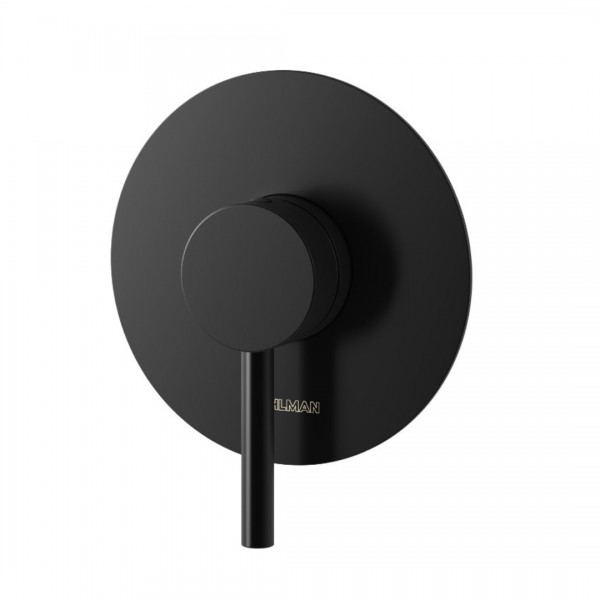 Kohlman Axel Black bateria prysznicowa podtynkowa czarny mat QW220AB