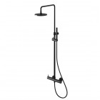 Kohlman Axel Black zestaw natryskowy czarny mat QW276AB