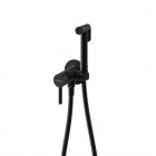 Kohlman Axel Black bateria bidetowa podtynkowa czarny mat QW135AB