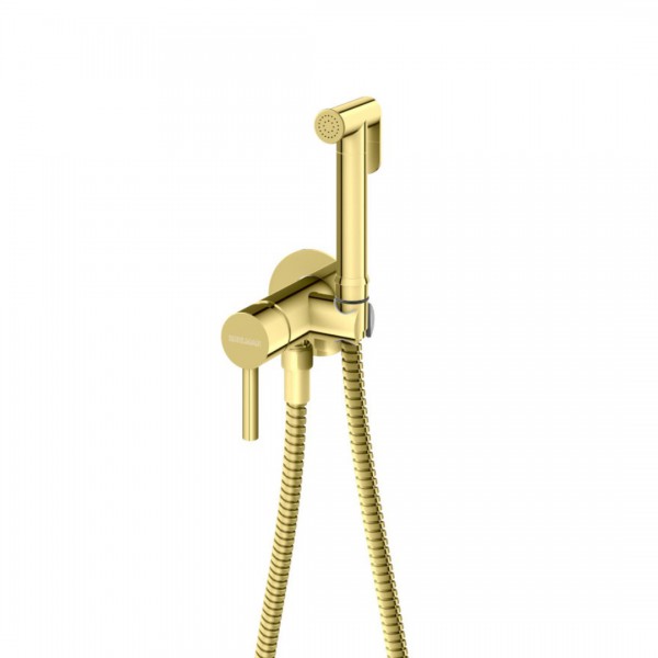 Kohlman Axel Gold bateria bidetowa podtynkowa złoty połysk QW135AGD