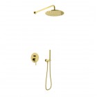 Kohlman Axel Gold kompletny zestaw prysznicowy złoty QW210AGDR25