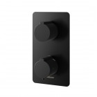 Kohlman Experience Black bateria wannowo-prysznicowa termostatyczna podtynkowa czarny mat QW432EB