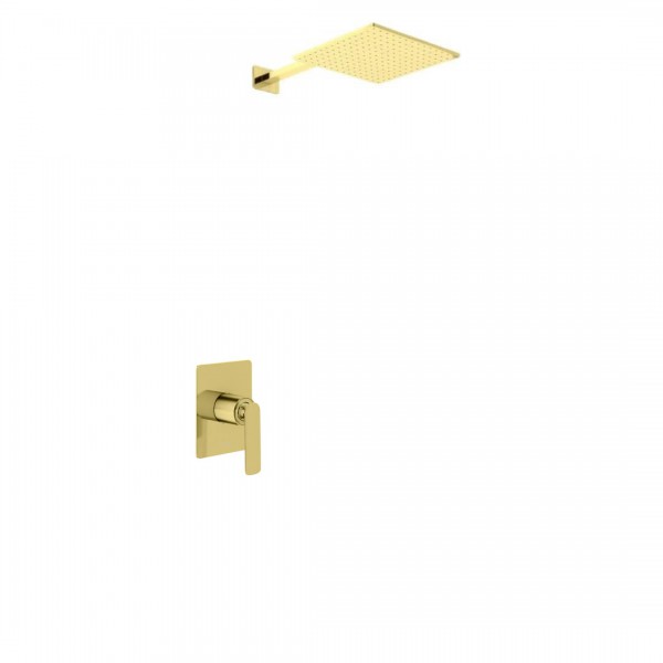 Kohlman Experience Brushed Gold kompletny zestaw prysznicowy złoty szczotkowany QW220EGDBQ25