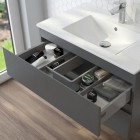 Oltens Vernal szafka 100 cm podumywalkowa wisząca grafit 60002400