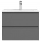 Oltens Vernal umywalka z szafką 60 cm grafit 68000400