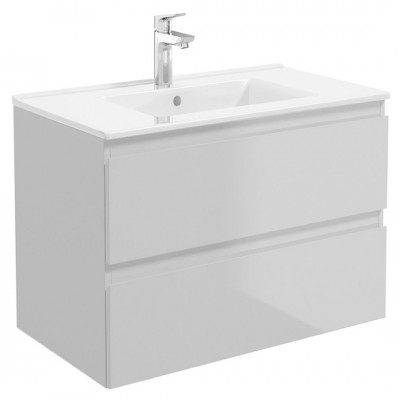 Oltens Vernal umywalka z szafką 60 cm szary mat 68000700