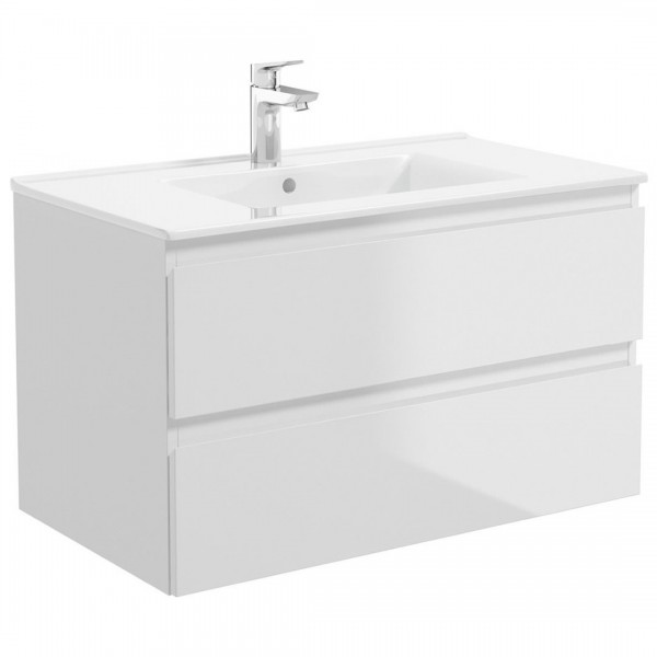 Oltens Vernal umywalka z szafką 80 cm biała 68003000