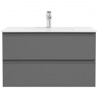 Oltens Vernal szafka 80 cm podumywalkowa wisząca grafit 60001400