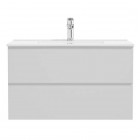 Oltens Vernal umywalka z szafką 80 cm szary mat 68001700