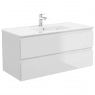 Oltens Vernal umywalka z szafką 100 cm biała 68004000