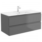 Oltens Vernal umywalka z szafką 100 cm grafit 68002400