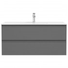 Oltens Vernal umywalka z szafką 100 cm grafit 68002400