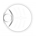 Oltens Aby mydelniczka okrągła przezroczysta 84200500