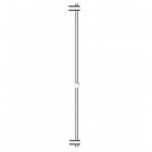 Oltens Alling drążek prysznicowy 90 cm chrom 37301100