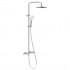 Oltens Atran zestaw prysznicowy termostatyczny z deszczownicą okrągłą chrom 36500100