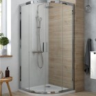 Oltens Atran zestaw prysznicowy termostatyczny z deszczownicą okrągłą chrom 36500100