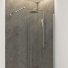 Oltens Atran zestaw prysznicowy termostatyczny z deszczownicą okrągłą chrom 36500100