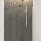 Oltens Atran zestaw prysznicowy termostatyczny z deszczownicą kwadratową chrom 36501100