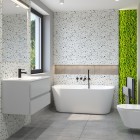 Oltens Molle bateria umywalkowa czarny mat 32200300