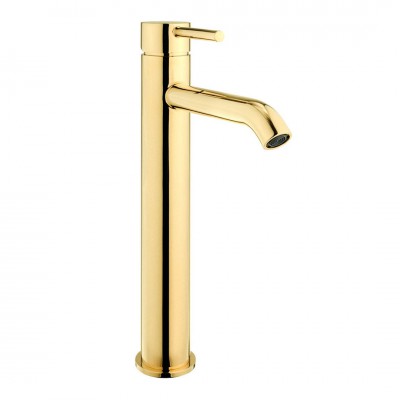 Oltens Molle bateria umywalkowa wysoka złoty połysk 32400800