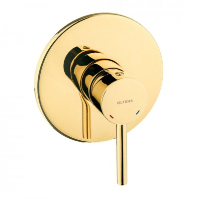 Oltens Molle bateria prysznicowa podtynkowa złoty połysk 33100800