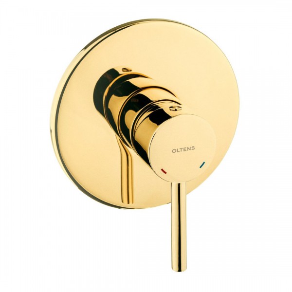 Oltens Molle bateria prysznicowa podtynkowa złoty połysk 33100800