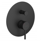 Oltens Molle bateria wannowo-prysznicowa podtynkowa czarny mat 34100300