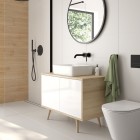 Oltens Molle bateria wannowo-prysznicowa podtynkowa czarny mat 34100300