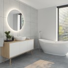 Oltens Molle bateria wannowa wolnostojąca chrom 34300100