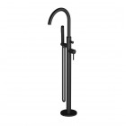 Oltens Molle bateria wannowa wolnostojąca czarny mat 34300300