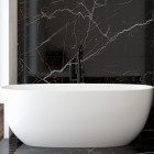 Oltens Molle bateria wannowa wolnostojąca czarny mat 34300300