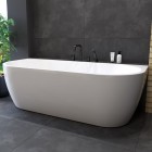 Oltens Molle bateria wannowa 4-otworowa czarny mat 34200300