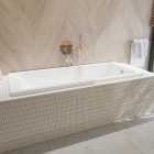 Oltens Molle wylewka wannowa 18,8 cm złoty połysk 39100800