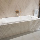 Oltens Molle zestaw wannowo-prysznicowy podtynkowy złoty połysk 36602800