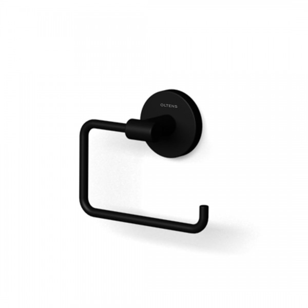 Oltens Gulfoss uchwyt na papier toaletowy czarny mat 81103300