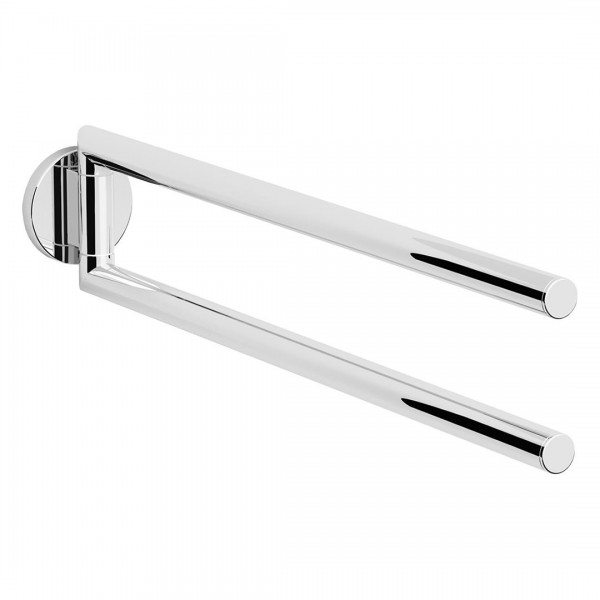 Oltens Gulfoss wieszak na ręcznik 40 cm dwuramienny ruchomy chrom 80105100