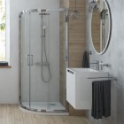 Oltens Gulfoss wieszak na ręcznik 40 cm dwuramienny ruchomy chrom 80105100