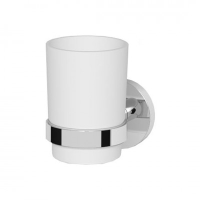 Oltens Gulfoss szklanka z uchwytem biała ceramika/chrom 86101000 Oltens Gulfoss szklanka z uchwytem biała ceramika/chrom 86101000