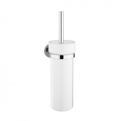 Oltens Gulfoss szczotka do WC wisząca z uchwytem biała ceramika/chrom 82101000